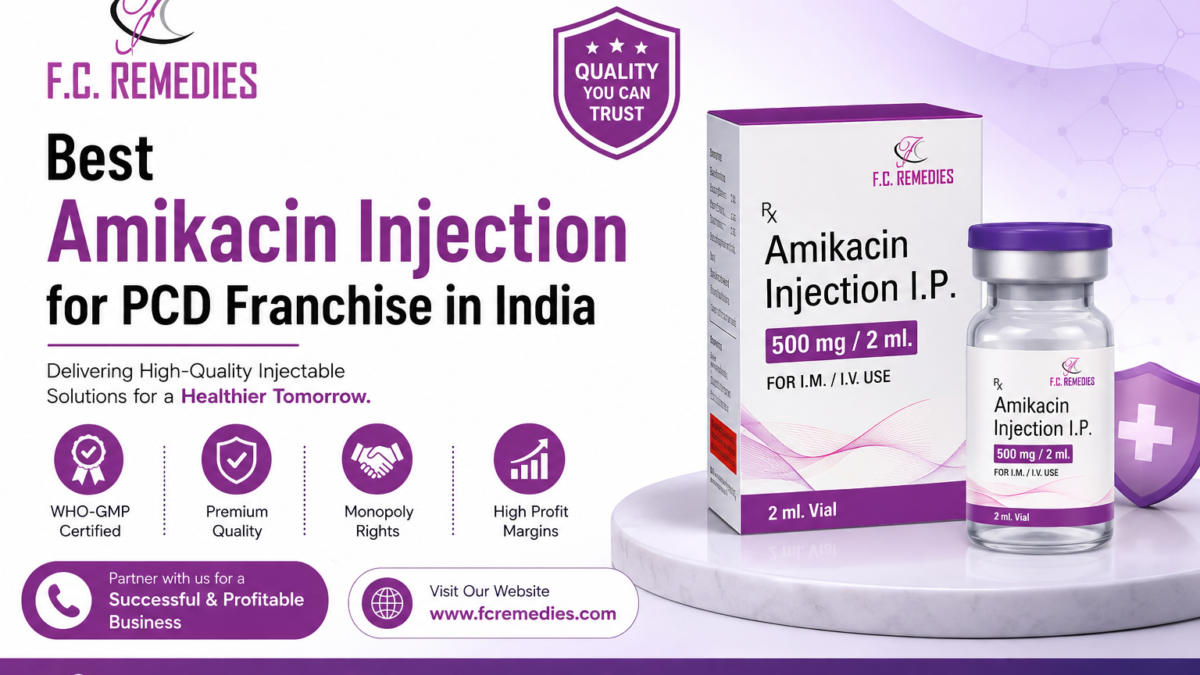 Best Amikacin Injection for PCD Franchise in India