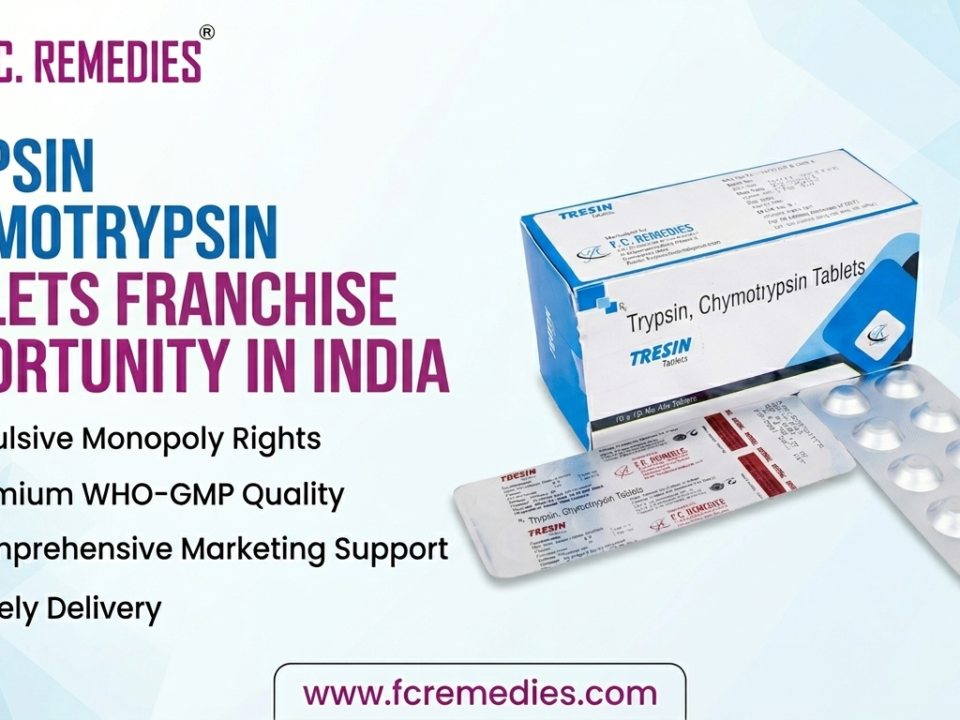 Best Trypsin Chymotrypsin Tablets Franchise Opportunity in India
