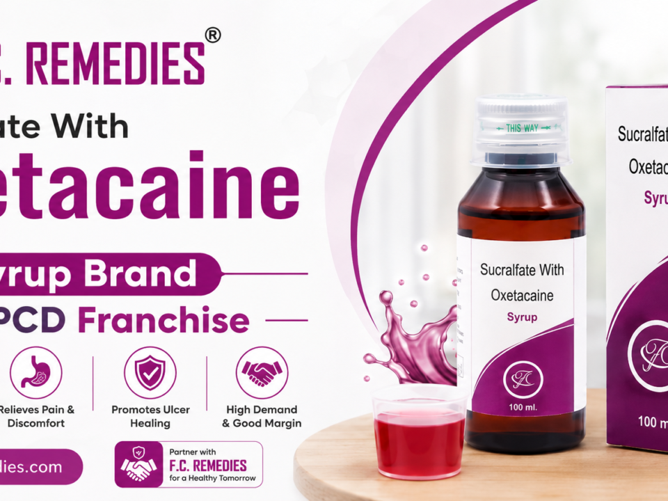 Sucralfate with Oxetacaine Syrup for PCD Franchise.
